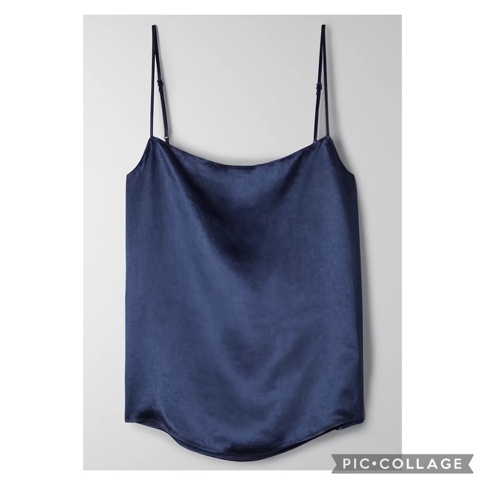 Aritzia | Blue Silky Camisole